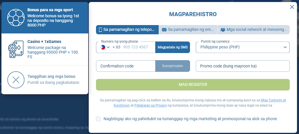 Madadaling Hakbang Para Kunin ang Iyong 1xBet Casino Bonus